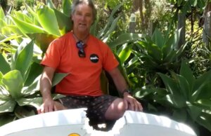 De Australische windsurfer zegt dat de haai “me sloeg als een goederentrein”, maar hij kan niet wachten om weer het water in te gaan